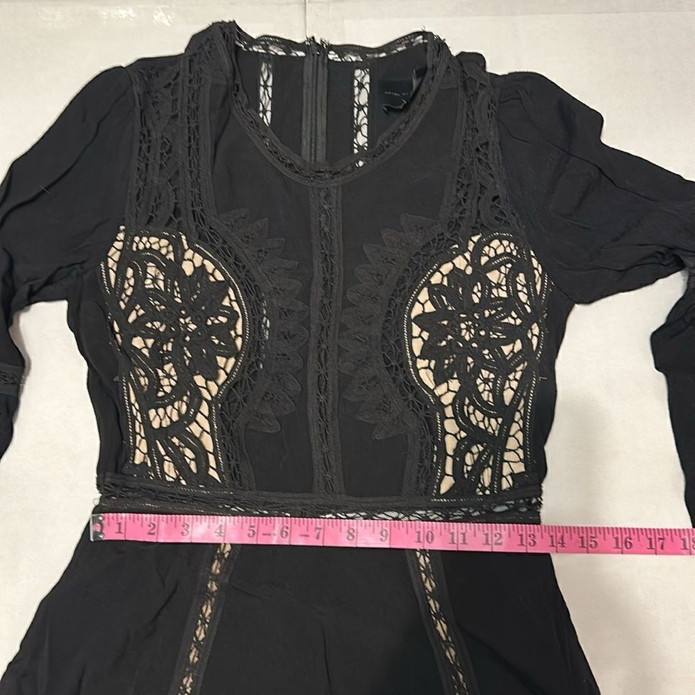 Hotel Particulier women’s mini lace long sleeve dress size M Made in Italy - Picture 17 of 17